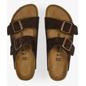 Birkenstock Birkenstock Arizona Suede Leather Colour Marron - 41 pas cher