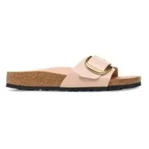Sandales femme Birkenstock Madrid Big Buckle Natural Leather Patent Beige 42 1026551 pas cher