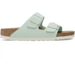 Claquettes femme Birkenstock Arizona Rivet Logo Vert 36 1026683 pas cher