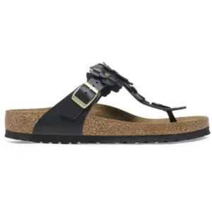 Birkenstock pour femme. 1026719 Sandales en Cuir Gizeh Flowers (Coupe ... pas cher