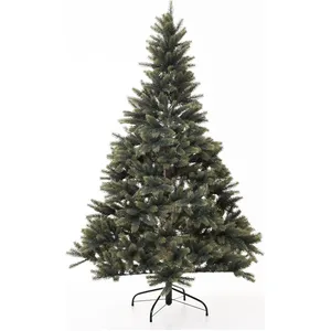 VIVANNO Arbre de Noël plastique JODLA Conique, vert - 142x142x cm pas cher