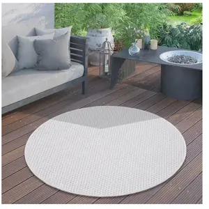 Tapis Extérieur Rond Résistant Intempéries Balcon Terrasse Cuisine Mon... pas cher