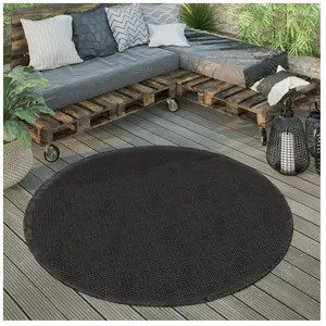 Tapis Extérieur Rond Résistant Intempéries Balcon Terrasse Cuisine Mon...