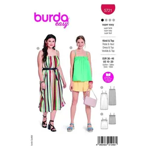 Burda Patron 5721 - Robe & Top(...) -