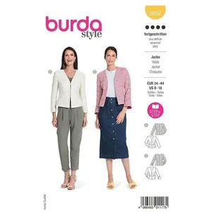 Patron Burda 5897 - Elégantes vestes du 34 au 44 (FR)(...) -