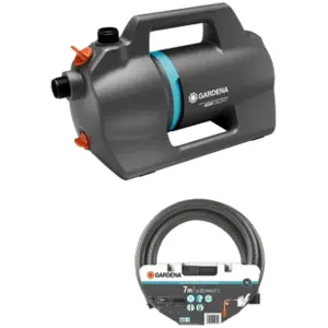 Comparateur de prix : Gardena Kit pompe d'arrosage de surface 4100 Silent avec équipement d'aspiration