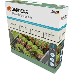 Comparateur de prix : GARDENA Micro-Drip System Set darrosage complet Ø 13 mm (1/2) 13455-20