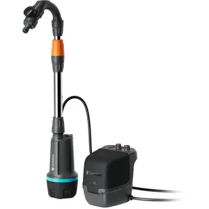 Comparateur de prix : Gardena Pompe à Eau Gardena 2400 l/h 18V ¿ 14605-20 ¿ Gris