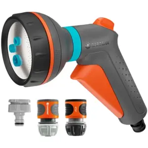 Comparateur de prix : Gardena Pistolet d arrosage multi-applications Classic avec nécessaire...