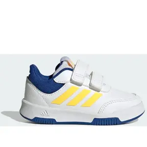 adidas Tensaur Hook and Loop Shoes Chaussures de Course, Cloud White/Spark/Royal Blue, 26 EU pas cher