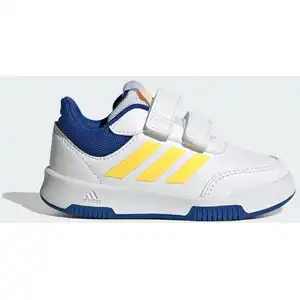 adidas Tensaur Hook and Loop Shoes Chaussures de Course, Cloud White/Spark/Royal Blue, 25 EU pas cher