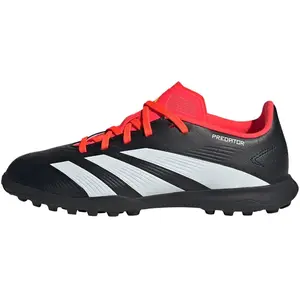 Adidas Mixte Enfant Predator 24 League Turf Boots, Core Black/Cloud White/Solar Red, 35 EU pas cher