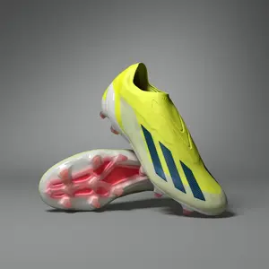 adidas Chaussure sans lacets X Crazyfast Elite Terrain souple - Jaune, Jaune 48