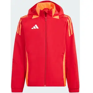 adidas Veste tout temps Competition Tiro 24 Enfants rouge 116 pas cher