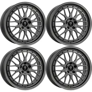 MB Design Jantes LV1 8.5Jx19 ET 45 5x108 Gris 4-LV18519455E1-G1 compat...