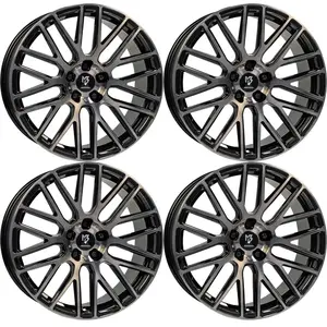 MB Design Jantes KV4 9.0Jx20 ET 42 5x108 Diamant Noir 4-KV49020425EZ-B...