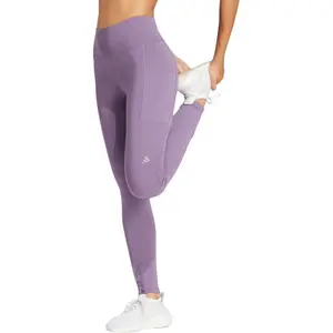 adidas Legging long de running hiver Ultimate violet L pas cher