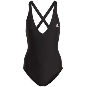 Maillot de bain 1 pièce femme adidas 3-Stripes Noir 34 MAG8349494 pas cher