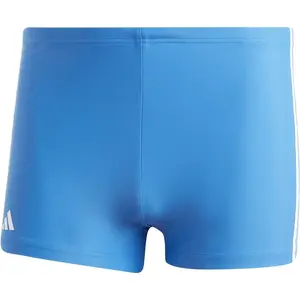 adidas Homme Classic 3-Stripes Swim Boxers, Bright Royal/White, 34 pas cher