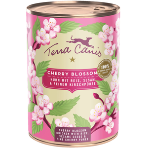 Comparateur de prix : 6 x 400 g Terra Canis menu Floralis Cherry Blossom : poulet, nourritur...
