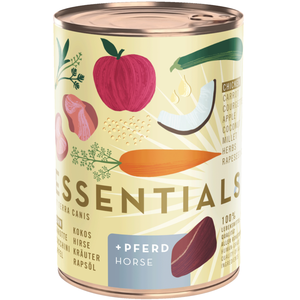 6 x 385 g Terra Canis Essential poulet et cheval, nourriture humide po... pas cher