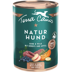 6x400g Terra Canis Naturhund boeuf et gibier avec potiron et pomme nou... pas cher