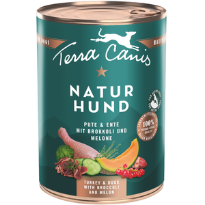 6x400g Terra Canis Naturhund dinde et canard avec brocoli et melon nou... pas cher