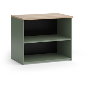 Vicco meuble tv, vert, 60x50cm avec 2 compartiments pas cher