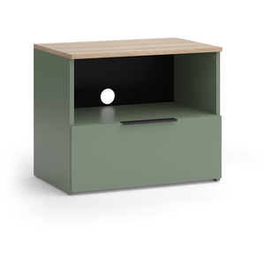 Vicco meuble tv, vert, 60x50cm avec tiroir pas cher