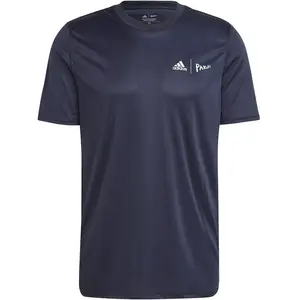 adidas T-shirt de running adidas x Parley bleu M pas cher