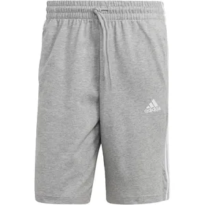 Adidas Short Essentials Single Jersey 3-Stripes gris S pas cher