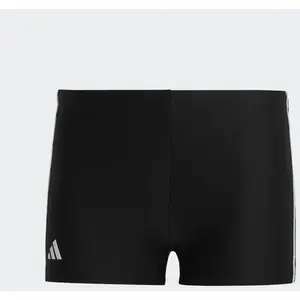 adidas Homme Classic 3-Stripes Swim Boxers, Black / White, XS Short