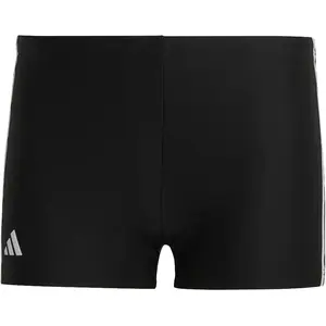 adidas Homme Classic 3-Stripes Swim Boxers, Black/White, 26 pas cher