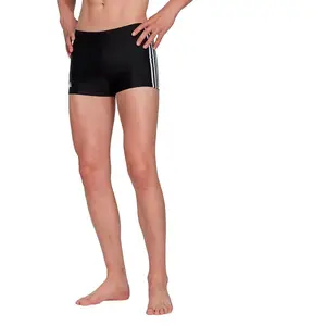 Maillot de Bain Natation Boxer Homme ADIDAS 3S noir blanc ADIDAS