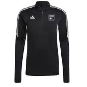 adidas Sweatshirt enfant OL 2022/23 noir 9-10 ans pas cher