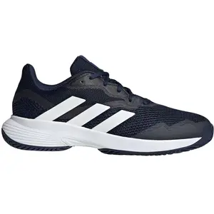 Adidas Homme CourtJam Control Tennis Shoes, Navy Blue/Cloud White/Cloud White, 44 2/3 EU
