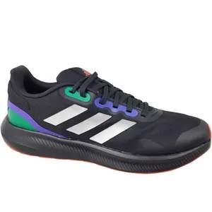 adidas Runfalcon 3.0 Baskets pour homme, Core Black Silver Met Purple ... pas cher