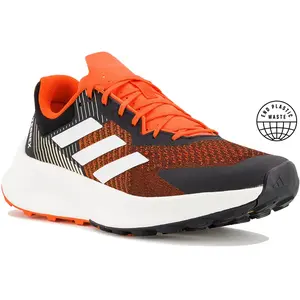 Chaussures Adidas Soulstride Flow noir orange blanc - 47(1/3) pas cher