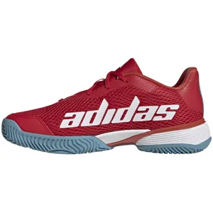 adidas Barricade K Baskets, Better Scarlet FTWR White Preloved Red, 35 EU pas cher
