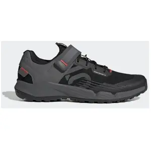Chaussures vtt adidas five ten 5 10 trailcross clip in noir gris rouge pas cher