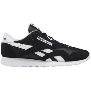 Comparateur de prix : Chaussures homme REEBOK CLASSIC NYLON CBLACK 100009273 - noir r. 42 42 noir