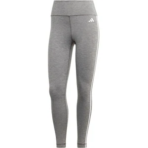 adidas Legging 7/8 taille haute à 3 bandes Train Essentials gris L pas cher