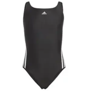 Comparateur de prix : adidas - Kid's 3-Stripes Swimsuit - Maillot de bain taille 140, noir