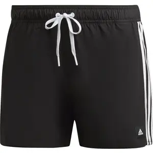 Comparateur de prix : adidas Homme 3-Stripes CLX Very-Short-Length Swim Shorts, Black/White, XS