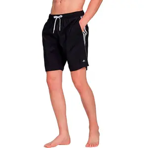 Comparateur de prix : adidas Homme 3-Stripes CLX Swim Shorts, Black/White, S