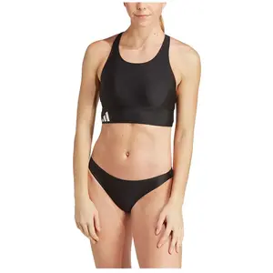 Comparateur de prix : Haut de bikini adidas Branded Beach noir intense blanc femme - 38