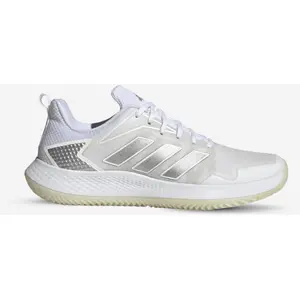 Chaussures de tennis Femme terre battue - Defiant Speed blanc argent - ADIDAS pas cher