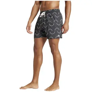 adidas Short de bain logo Wave CLX noir S pas cher