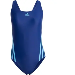 adidas Maillot de bain une pièce 3 bandes pour femme pas cher