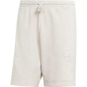 Adidas Short ALL SZN molleton délavé 3 bandes blanc XL pas cher